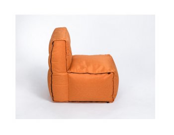 Модульное кресло Комфорт Колор прямое оранжевое в Урае - uray.mebel-74.com | фото