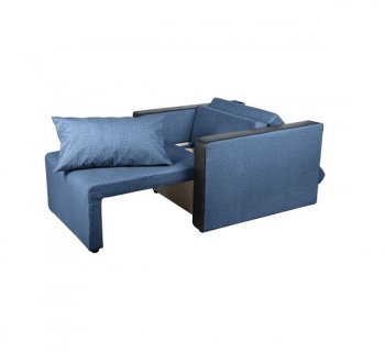 Кресло-кровать Милена с подлокотниками Синий в Урае - uray.mebel-74.com | фото