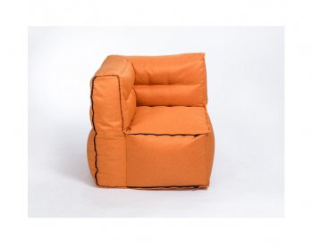 Модульное кресло Комфорт Колор угловое оранжевое в Урае - uray.mebel-74.com | фото