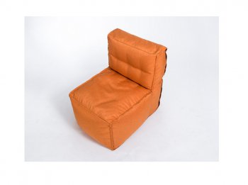 Модульное кресло Комфорт Колор прямое оранжевое в Урае - uray.mebel-74.com | фото