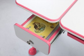 Парта-трансофрмер Amare Pink с выдвижным ящиком в Урае - uray.mebel-74.com | фото