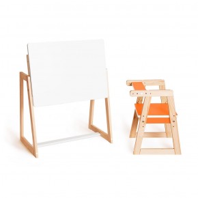 Детская растущая парта и стул Я САМ "Краски" (Оранжевый) в Урае - uray.mebel-74.com | фото