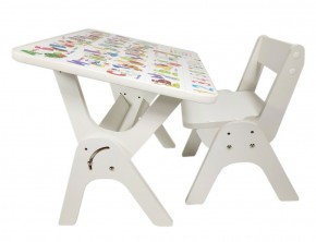 Детский растущий стол-парта и стул Я САМ "Умка" (Алфавит) в Урае - uray.mebel-74.com | фото