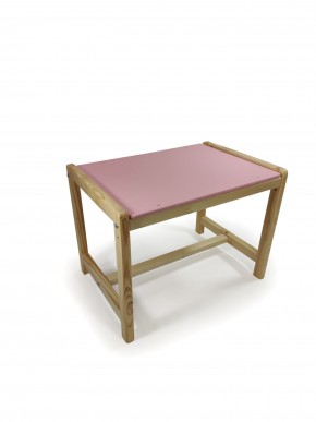 Детский растущий стол Я САМ "Лофт" (Розовый, Сосна) в Урае - uray.mebel-74.com | фото