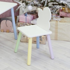Детский стул Облачко (Белый/Белый/Цветной) в Урае - uray.mebel-74.com | фото