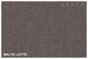 Диван-кровать Комфорт без подлокотников BALTIC COFFE-LATTE (2 подушки) в Урае - uray.mebel-74.com | фото