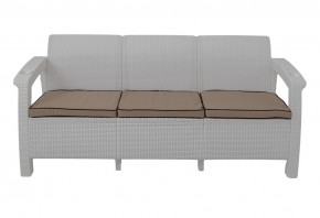 Диван Yalta Premium Sofa 3 Set (Ялта) белый (+подушки под спину) в Урае - uray.mebel-74.com | фото