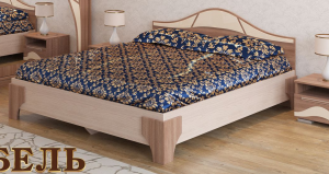 Кровать 1600 двойная Лагуна-5 в Урае - uray.mebel-74.com | фото
