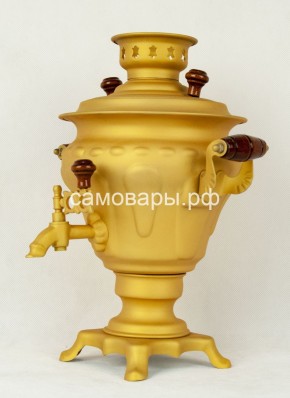 Электрический самовар "Русское золото" матовая груша на 2 литра (Ограниченная серия) в Урае - uray.mebel-74.com | фото