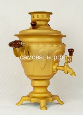 Электрический самовар "Русское золото" матовая груша на 2 литра (Ограниченная серия) в Урае - uray.mebel-74.com | фото