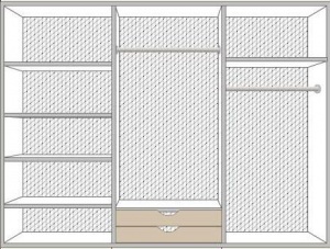 Спальный гарнитур Роза (шкаф 6-ти дверный) в Урае - uray.mebel-74.com | фото