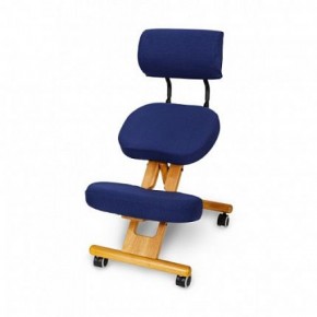 Коленный стул со спинкой Smartstool KW02В + Чехлы в Урае - uray.mebel-74.com | фото