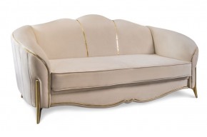 Комплект мягкой мебели Lara 3-1-1 с раскладным механизмом (бежевый/золото) в Урае - uray.mebel-74.com | фото