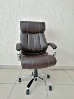 Кресло Barneo K-303 для руководителя (коричневая экокожа) в Урае - uray.mebel-74.com | фото