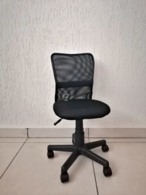 Кресло Barneo K-401 детское (черная ткань/сетка) в Урае - uray.mebel-74.com | фото