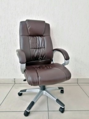 Кресло Barneo K-6 для руководителя (коричневая экокожа) в Урае - uray.mebel-74.com | фото