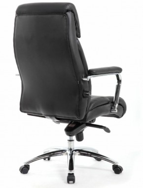 Кресло BRABIX PREMIUM "Phaeton EX-502" (кожа с компаньоном, хром, черное) 530882 в Урае - uray.mebel-74.com | фото