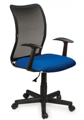 Кресло BRABIX "Spring MG-307", с подлокотниками, комбинированное синее/черное TW, 531404 в Урае - uray.mebel-74.com | фото