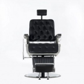 Кресло для барбершопа Barneo 31836E откидная спинка черное в Урае - uray.mebel-74.com | фото