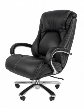 Кресло для руководителя CHAIRMAN 402 (Кожа) Черное в Урае - uray.mebel-74.com | фото