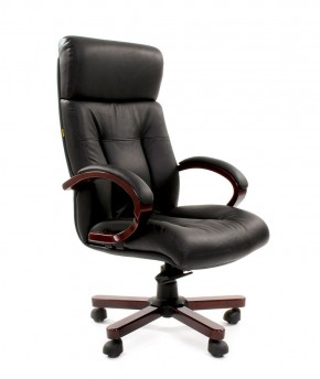 Кресло для руководителя CHAIRMAN  421 (Натуральная кожа) Черное в Урае - uray.mebel-74.com | фото