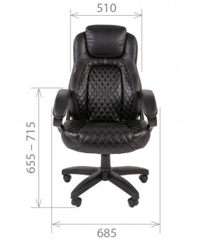 Кресло для руководителя  CHAIRMAN 432 (Экокожа черная) в Урае - uray.mebel-74.com | фото