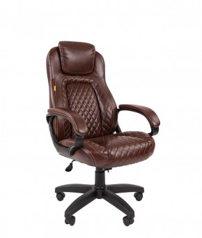 Кресло для руководителя  CHAIRMAN 432 (Экокожа коричневая) в Урае - uray.mebel-74.com | фото