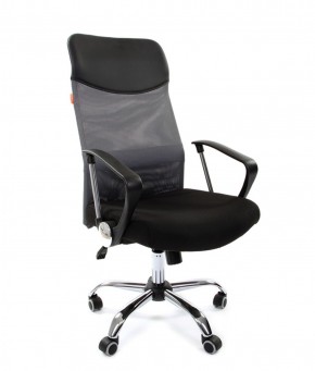 Кресло для руководителя CHAIRMAN 610 N(15-21 черный/сетка серый) в Урае - uray.mebel-74.com | фото