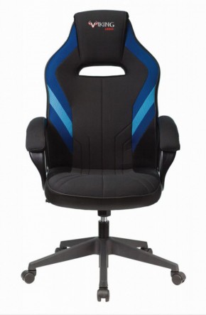 Кресло игровое Бюрократ VIKING 3 AERO BLUE черный/синий в Урае - uray.mebel-74.com | фото