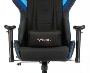 Кресло игровое Бюрократ VIKING 4 AERO BLUE черный/синий в Урае - uray.mebel-74.com | фото