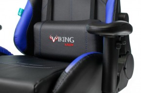 Кресло игровое Бюрократ VIKING 5 AERO BLUE черный/синий в Урае - uray.mebel-74.com | фото