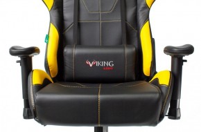 Кресло игровое Бюрократ VIKING 5 AERO YELLOW черный/желтый в Урае - uray.mebel-74.com | фото