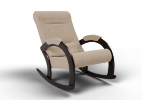 Кресло-качалка Венето 13-Т-П (ткань/венге) ПЕСОК в Урае - uray.mebel-74.com | фото