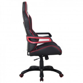 Кресло компьютерное BRABIX Nitro GM-001 (ткань/экокожа) черное, вставки красные (531816) в Урае - uray.mebel-74.com | фото