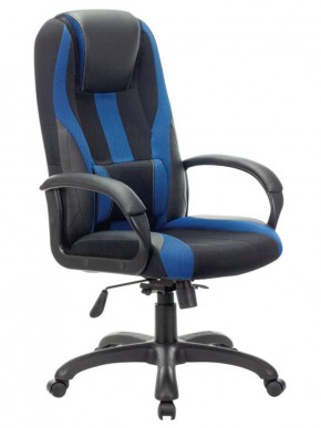 Кресло компьютерное BRABIX PREMIUM "Rapid GM-102" (экокожа/ткань, черное/синее) 532106 в Урае - uray.mebel-74.com | фото