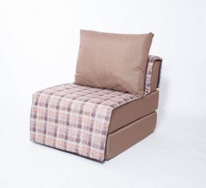 Кресло-кровать бескаркасное Харви (коричневый-квадро беж) в Урае - uray.mebel-74.com | фото