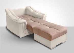 Кресло-кровать + Пуф Кристалл (ткань до 300) НПБ в Урае - uray.mebel-74.com | фото