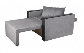 Кресло-кровать Милена с подлокотниками (серый) Велюр в Урае - uray.mebel-74.com | фото