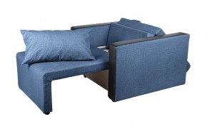 Кресло-кровать Милена с подлокотниками (синий) Велюр в Урае - uray.mebel-74.com | фото
