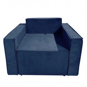 Кресло-кровать Принц КК1-ВСи (велюр синий) в Урае - uray.mebel-74.com | фото
