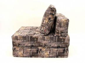Кресло-кровать-пуф бескаркасное Окта (Велюр принт 2) в Урае - uray.mebel-74.com | фото