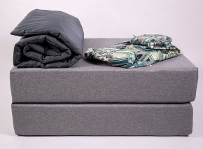 Кресло-кровать-пуф бескаркасное Прайм (сиреневый-серый) в Урае - uray.mebel-74.com | фото