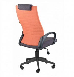 Кресло Квест HOME (Ткань КФ-28/КФ-13) оранжевый-сливовый в Урае - uray.mebel-74.com | фото