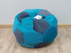 Кресло-мешок Мяч S (Shaggy Azure-Shaggy Grafit) в Урае - uray.mebel-74.com | фото