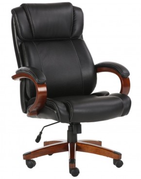 Кресло офисное BRABIX PREMIUM "Magnum EX-701" (дерево, рециклированная кожа, черное) 531827 в Урае - uray.mebel-74.com | фото