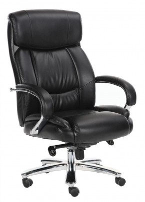 Кресло офисное BRABIX "Direct EX-580" (хром/рециклированная кожа/черное) 531824 в Урае - uray.mebel-74.com | фото