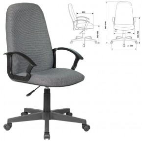 Кресло офисное BRABIX "Element EX-289", ткань, серое, 532093 в Урае - uray.mebel-74.com | фото