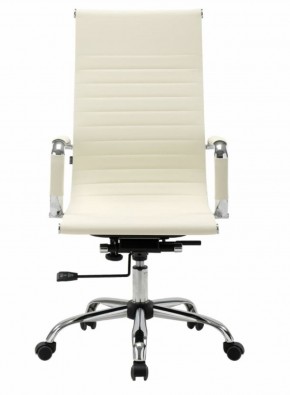 Кресло офисное BRABIX "Energy EX-509" (экокожа, хром, бежевое) 531166 в Урае - uray.mebel-74.com | фото