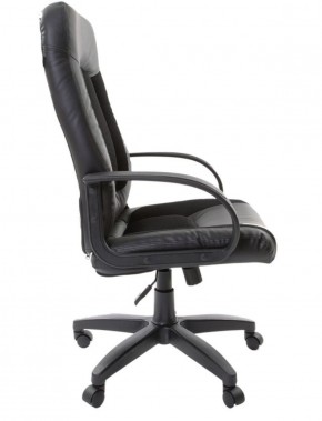 Кресло офисное BRABIX "Strike EX-525" (экокожа черная, ткань черная) 531381 в Урае - uray.mebel-74.com | фото