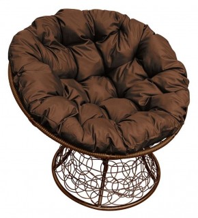 Кресло "ПАПАСАН" ротанг (каркас коричневый) в Урае - uray.mebel-74.com | фото